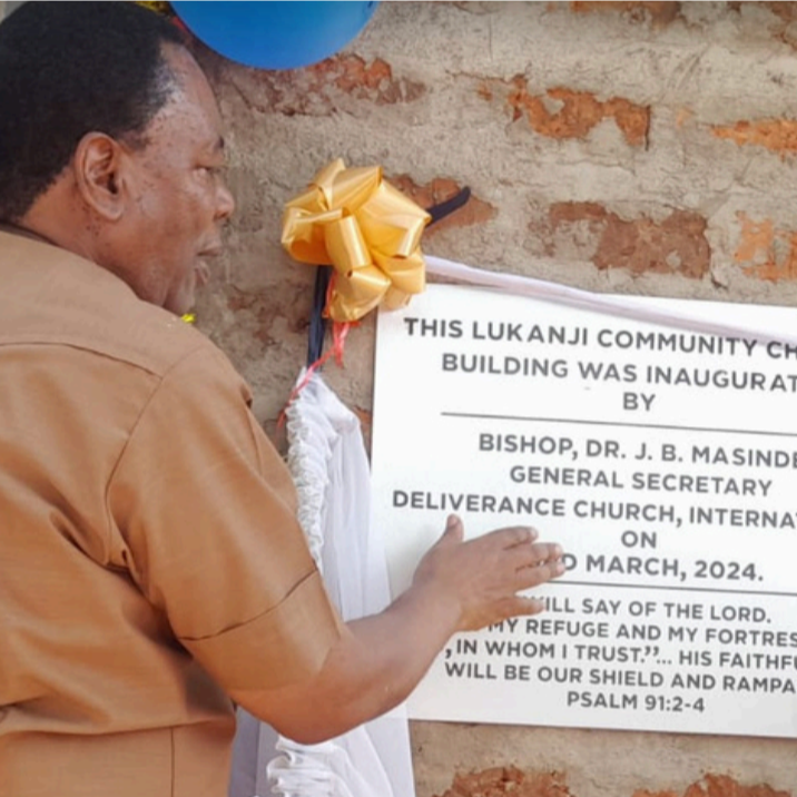 Dedication of new church building in Lukanji