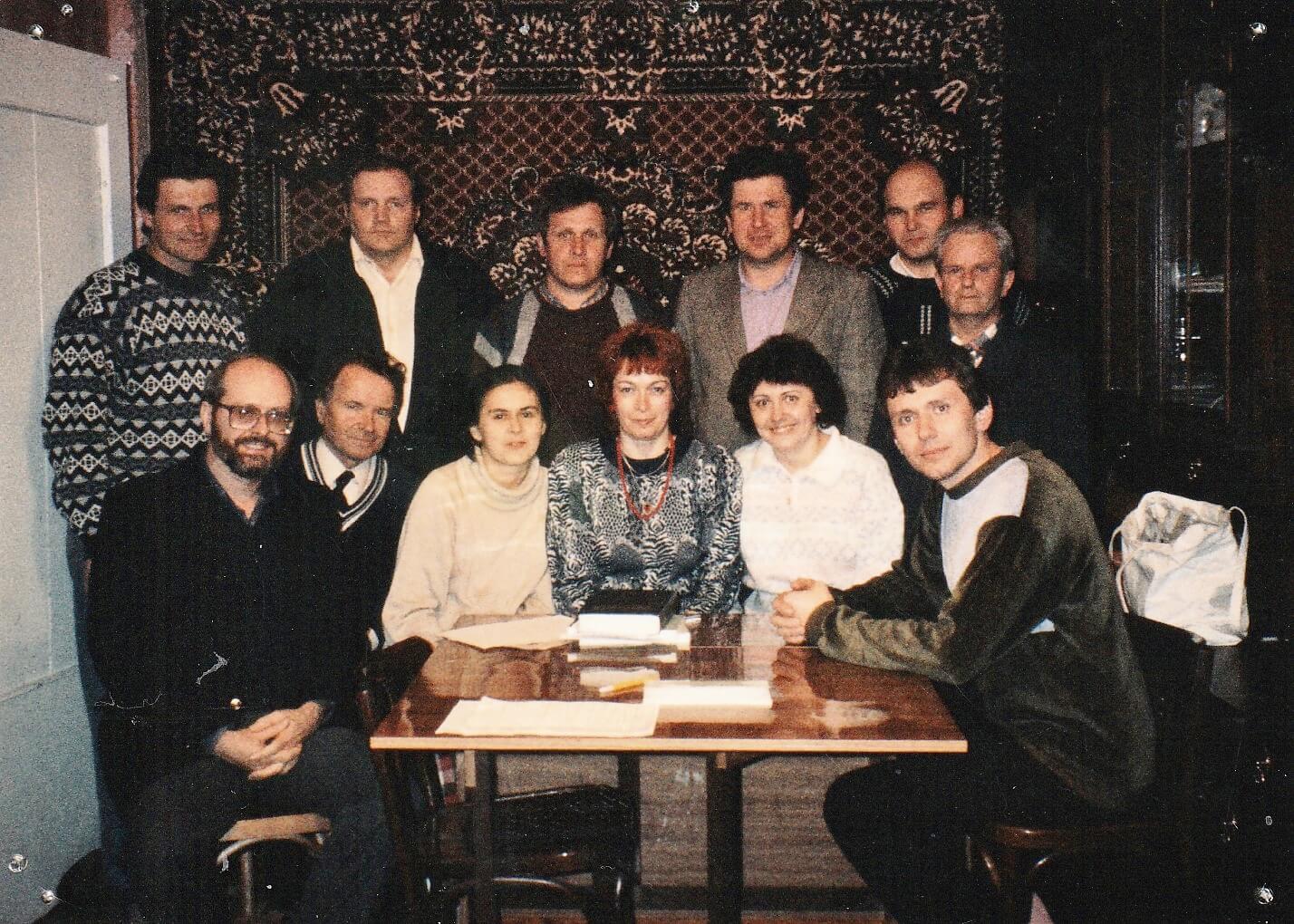 A training group in the Soviet Union, circa 1990